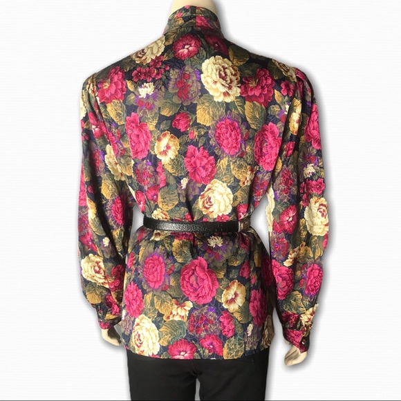 Vintage Floral Blazer by Westbound Size 12 - Picture 2 of 6